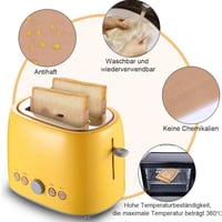 🍞Bequee Antihaft Toastabags für Mikrowelle,  Wiederverwendbar, 5er-Paket