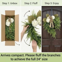 Garden-Style Hydrangea Wreath
