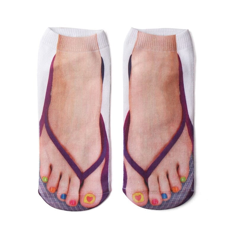 Purple Flip-Flops