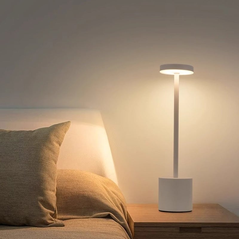 Bärbar uppladdningsbar LED-bordslampa