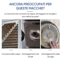 Potente polvere detergente multiuso per la cucina