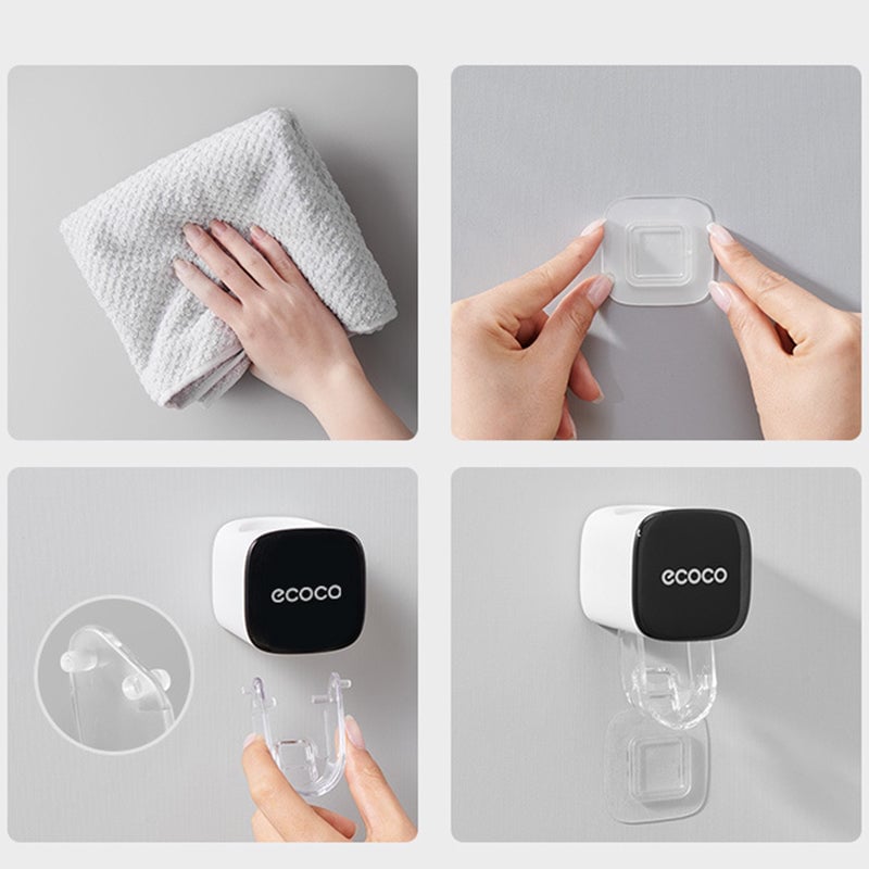 Wall-mounted toothpaste squeezer