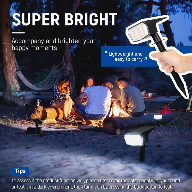 Sakerplus® Outdoor Solar Landscape Spotlights