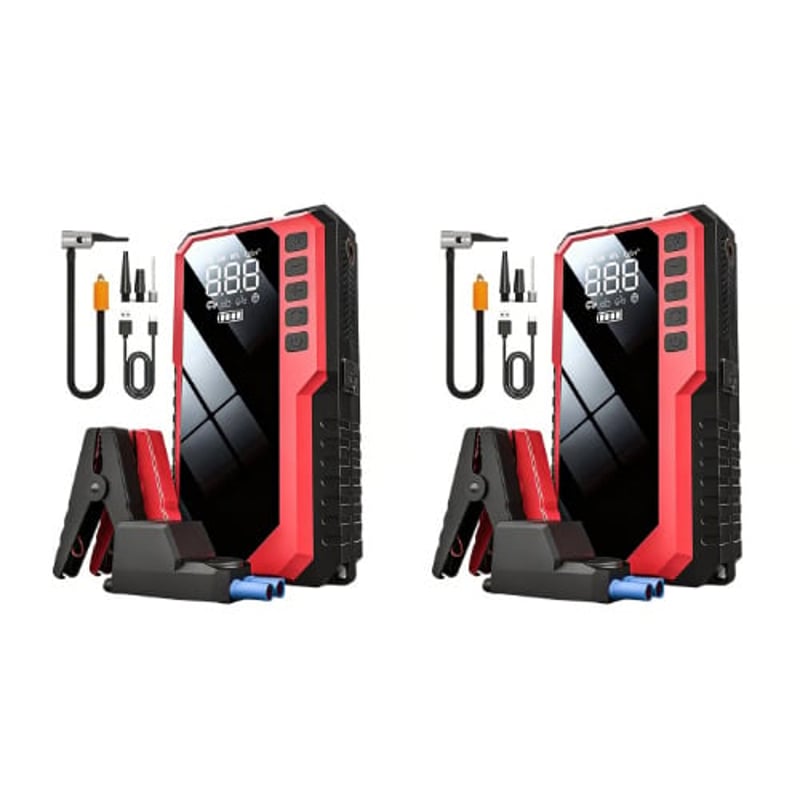 3-in-1 Emergency Jump Starter & Compressor System