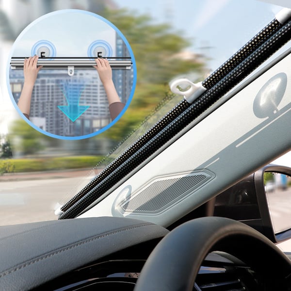 Automatic Retractable Windshield Sun Protection