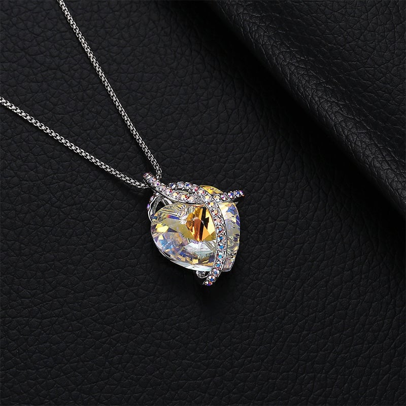 Heart Crystal Necklace