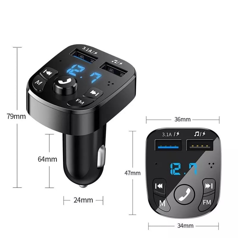 Car Bluetooth 5.0 FM Transmitter