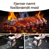 Elektrisk grillrengøringsbørste uden børstehår