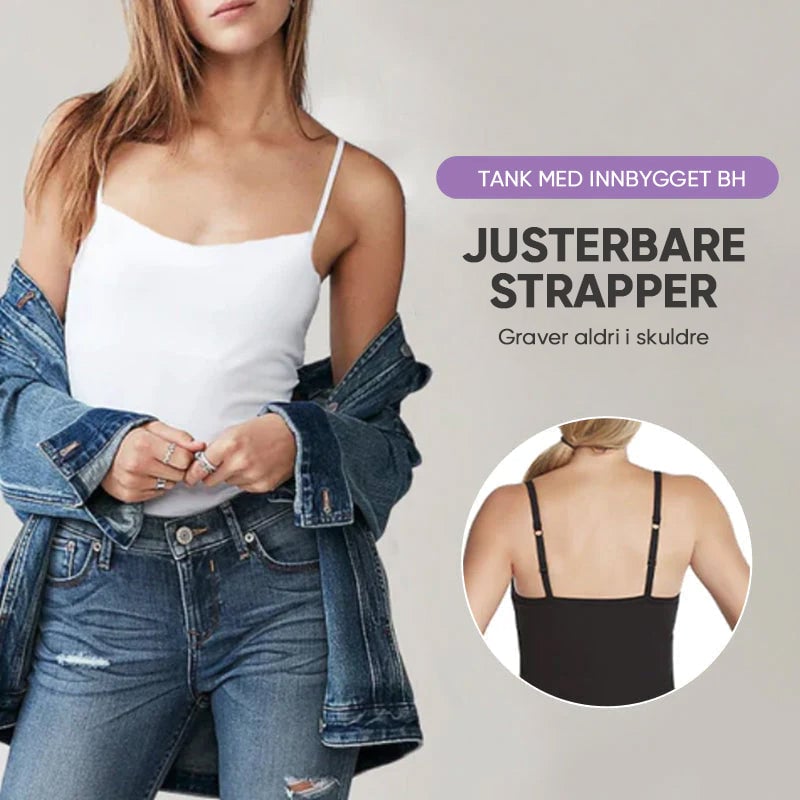 Tanktop med innebygd BH