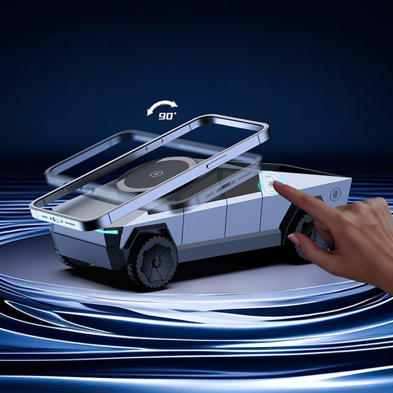 Cybertruck-Inspired 3-in-1 Multifunctional Wireless Charger