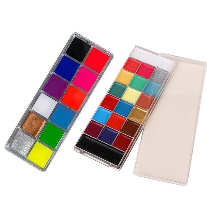 Professional Oil-Based Face & Body Paint Palette