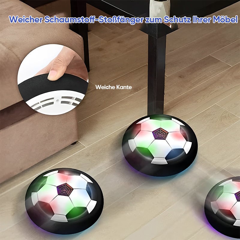 Hallenfußball mit LED-Leuchten