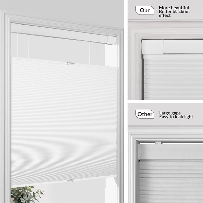 No Tools No Drill Vinyl Blinds