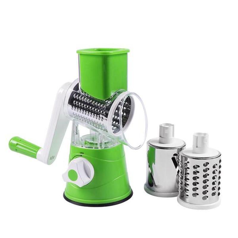 Sale - 3 in 1 Rotary Cheese Grater Vegetable Slicer