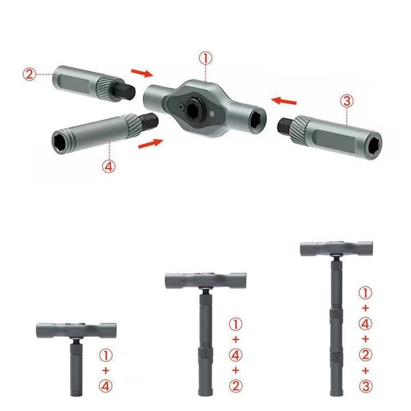 Ratschen-Schraubendreher Set 24-in-1