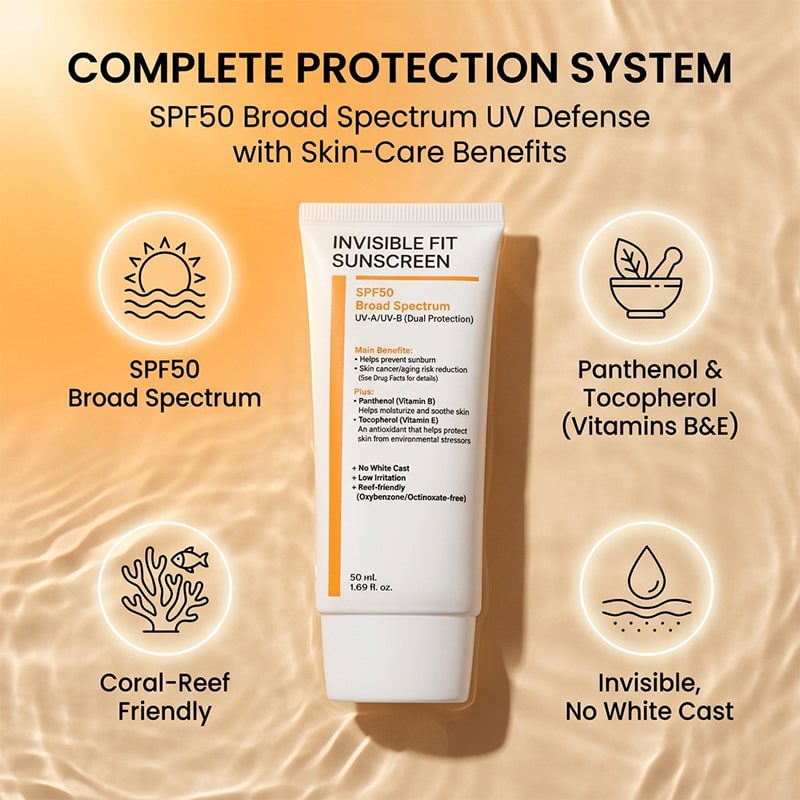 Invisible Glow Daily Defense SPF50
