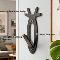Deer Iron Wall Hook Decor