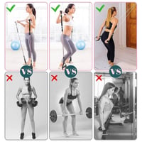 Tragbares Pilates-Widerstandsstangen-Set