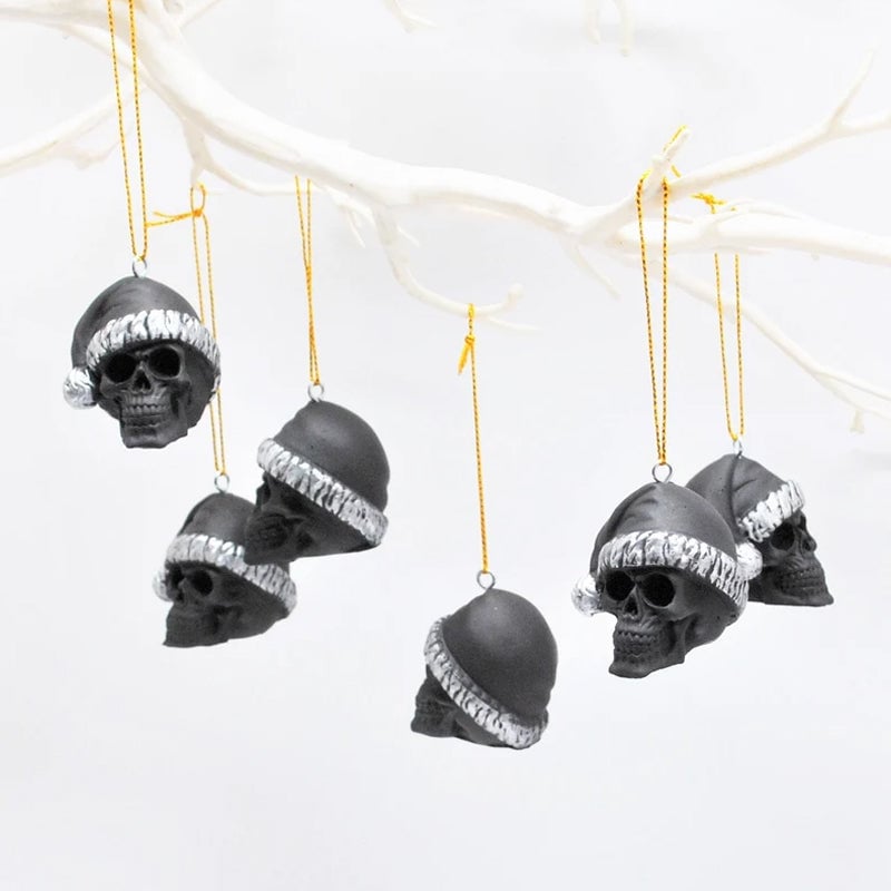 Weihnachtsmann Schädel Anhänger