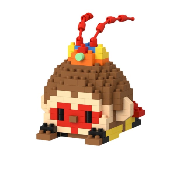 Cartoon Doll Building Block Set – Micro-Particle Assembly Toys for Kids