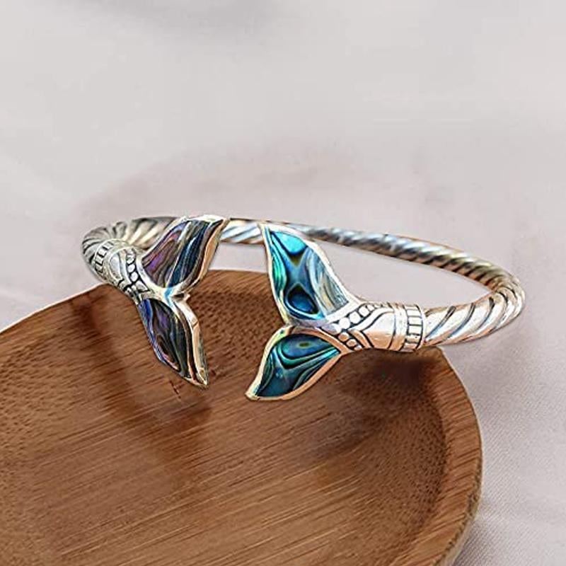 Mermaid Tail Bangle Bracelet