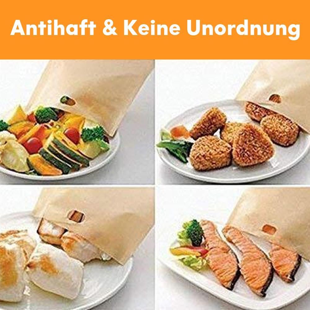 🍞Bequee Antihaft Toastabags für Mikrowelle,  Wiederverwendbar, 5er-Paket