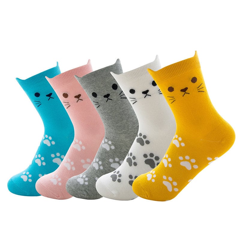 Socks with Cat Ears (10pairs)