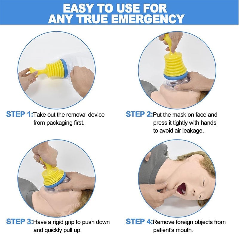 Anti Choking Device & Vital Capacity Trainer for Adult & Children