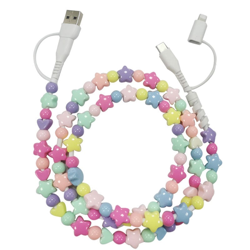 4-in-1 Perlen-Datenkabel
