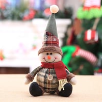 Christmas snowflake plaid doll