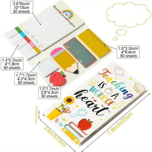 Cute combination sticky notes