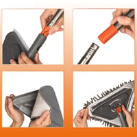 Five-section triangular mop