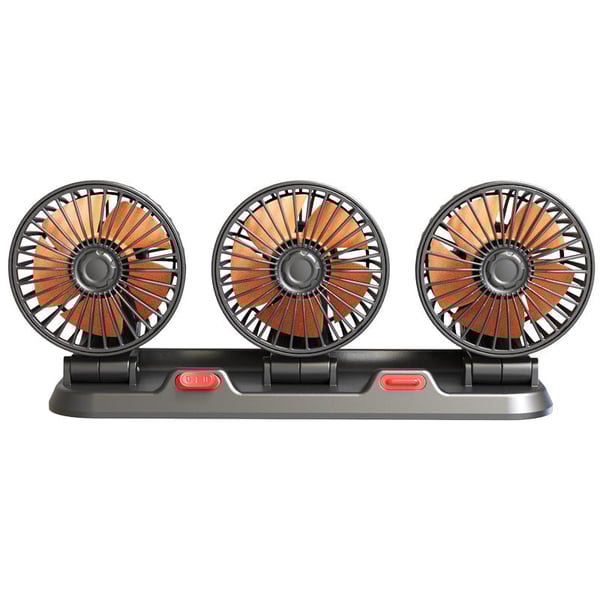Sakerplus Portable 3-Head Car Cooling Fan