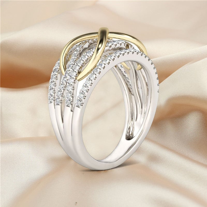 Mother & Daughter Forever Linked Together ring