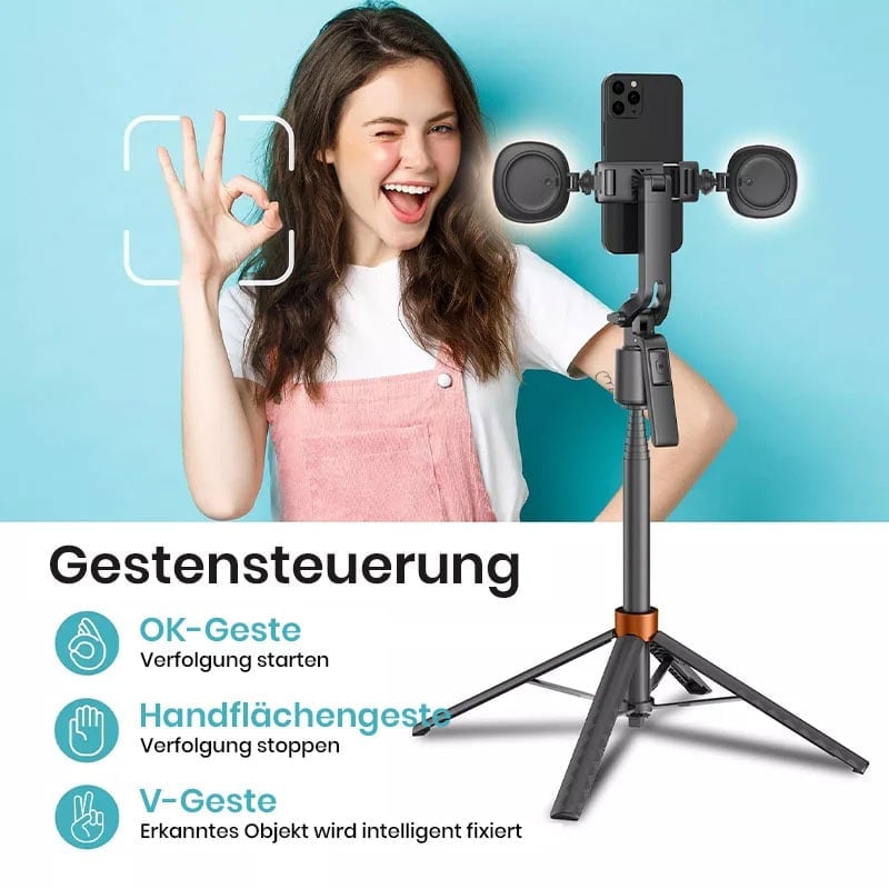 📸Intelligenter AI-Verfolgungs-Gimbal-Selfie-Stick