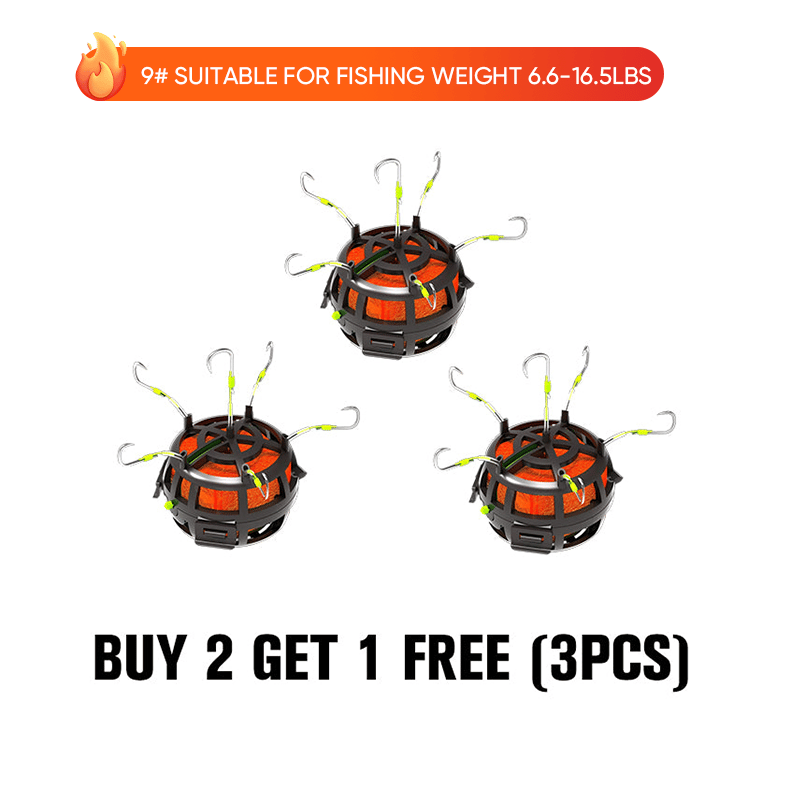 Reverse Bottom Bait Cage Fishing Hook
