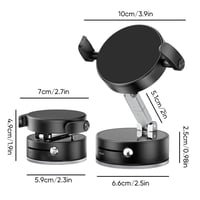 2-in-1 Vacuum Magnetic Phone Holder