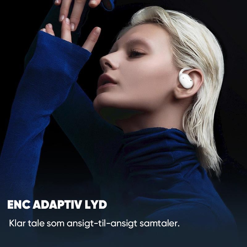 Trådløse Bluetooth-øretelefoner med åbent øre