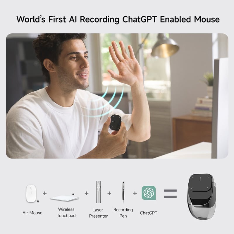 Bluetooth Detachable Air Mouse Touchpad Mouse