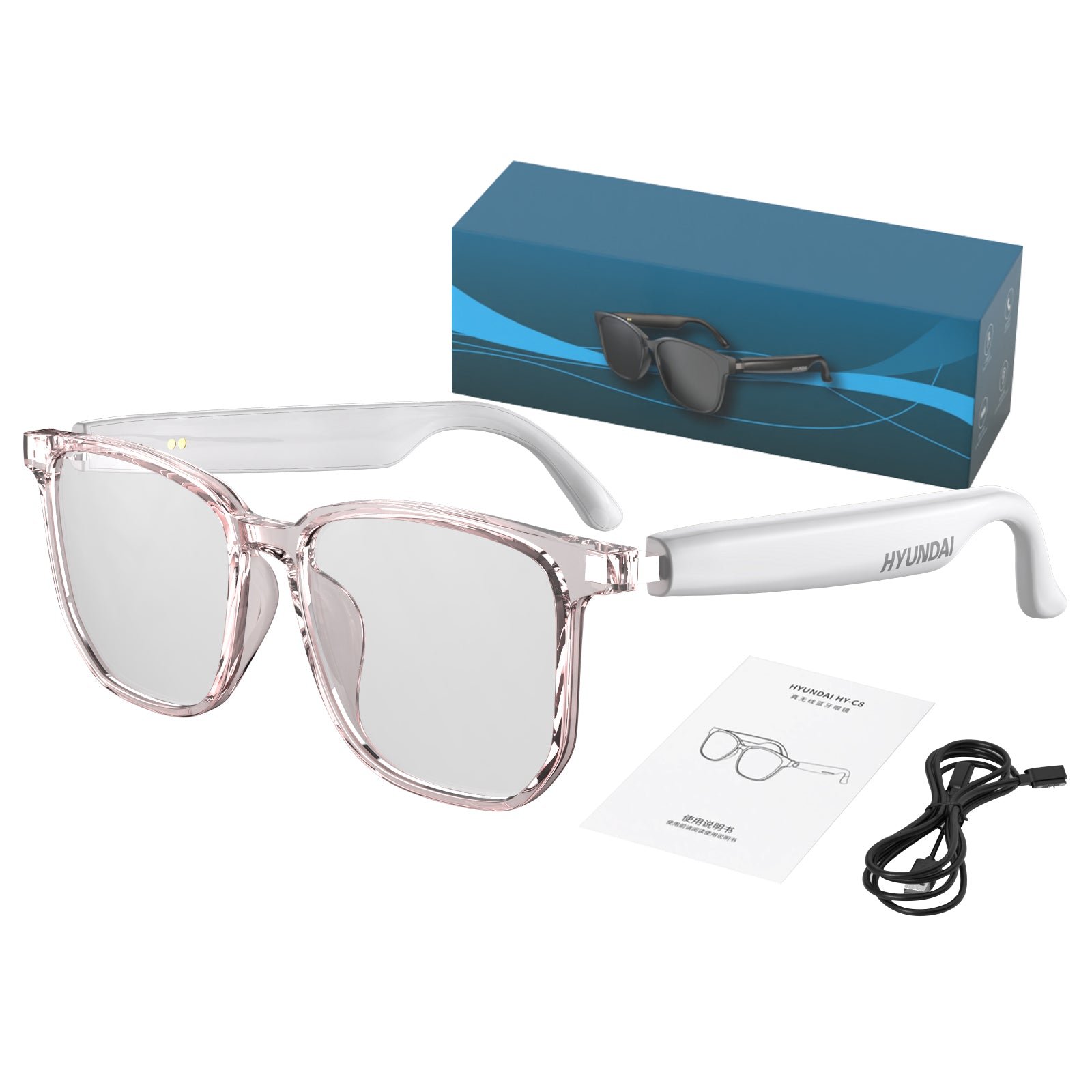 Smar simultaneous interpretation glasses and headphones