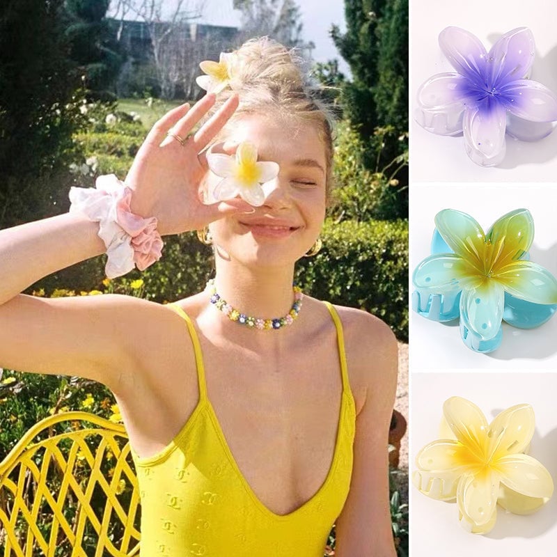 🌸💮Hawaiian flower hair clip🪷🏵️
