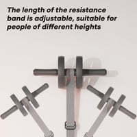 Sakerplus Resistance Band Ab Wheel