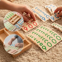 Wooden Math Operations Toy Set