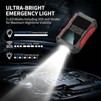 Portable Car Jump Starter and Tire Inflator All-in-One