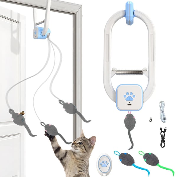 Remote-Controlled Cat Paw Electric Cat Toy Door Clamp
