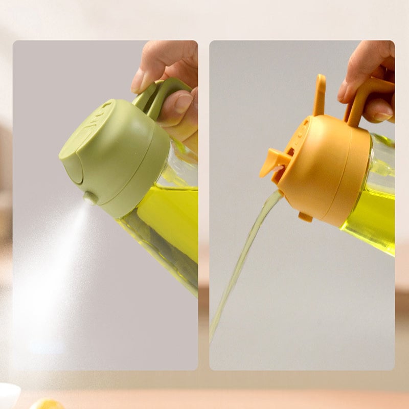 Spruzzatore e dispenser per olio in vetro 2 in 1