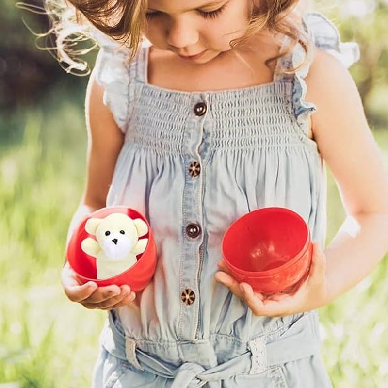 Prefilled Easter Eggs, Filled with Plush Animal Toys(28 pcs/set)