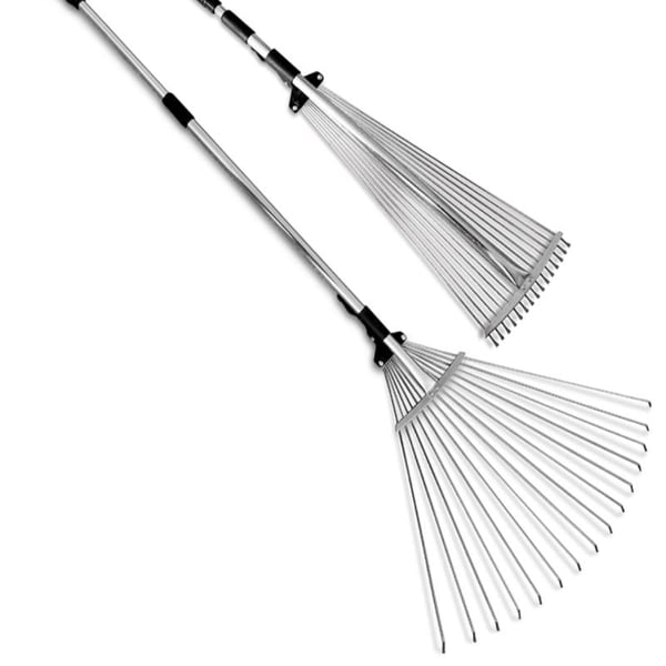 Adjustable Multi-Tine Steel Wire Rake