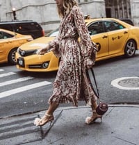 New A Loose Casual Dress With A Print Strap.AQ