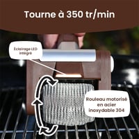 Nettoyeur électrique pour barbecue sans poils